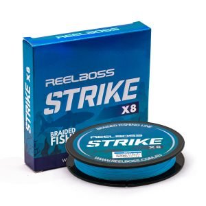 ReelBoss Strike x8 Blue 8 Strand Braided Fishing Line