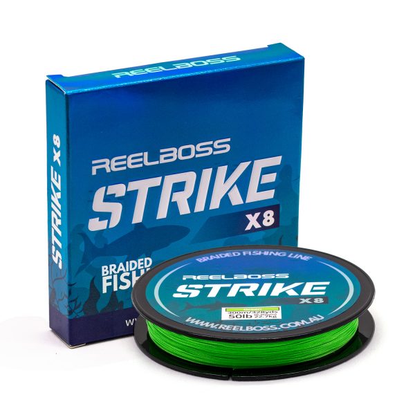 ReelBoss Strike x8 Green 8 Strand Braid Fishing Line