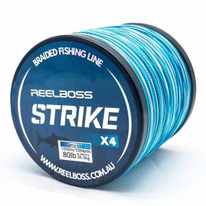 ReelBoss Strike x4 Camo Blue Braid Fishing Line